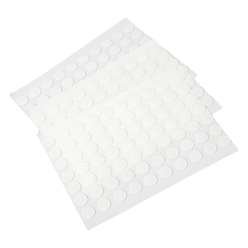 Adhesivo acrílico transparente de doble cara Almohadilla de goma de doble cara Adhesivo sin trazas Adhesivo de doble cara Adhesivo de punto redondo sin costuras