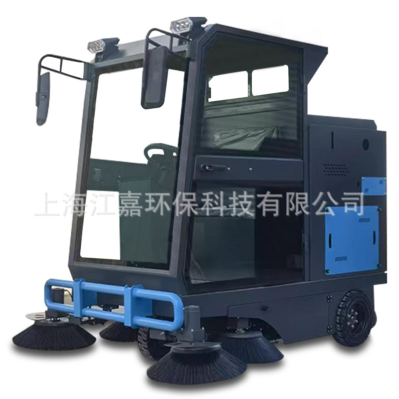 商用驾驶式清扫车市政洗地机环卫物业小区工厂全封闭驾驶室