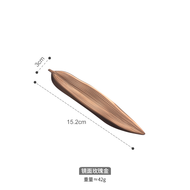 Creativo de la hoja de sauce palillos titular hogar palillos públicos soporte de metal espejo 304 de acero inoxidable cuchara titular hotel restaurante Mesa