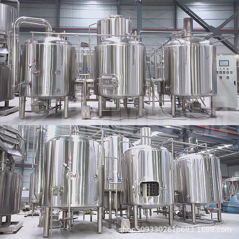 Craft Beer Production Line, Beer Fermentation Tank, Medium-Sized Brewery Equipment, Beer Brewing Equipment