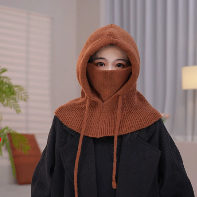  knitted winter mask keep warm earmuffs, корейский стиль