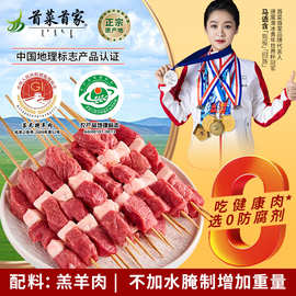 首菜首家羊肉串 烧烤食材牛肉羊肉新鲜烧烤半成品食材内蒙羊肉串