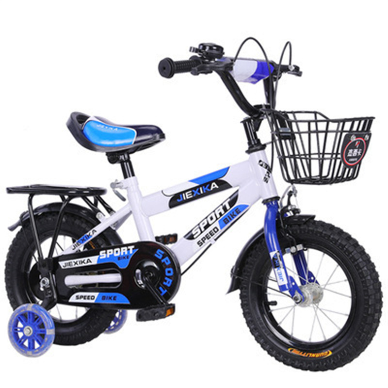 Bicicletas infantiles 12 - 14 - 16 - 18 - 20 pulgadas para niños y niñas con asiento trasero bicicleta cochecito para niños