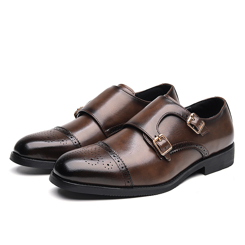 Herren Freizeitschuhe Slip-on Hochwertige Leder-Loafer Modische Schuhe Bequeme atmungsaktive Fahrschuhe_voghion.com