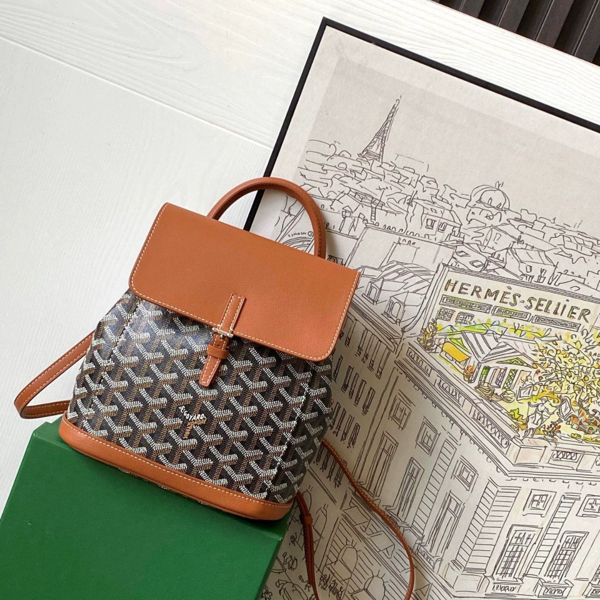Мини-рюкзак Goyard с узором зебра, маленький школьный рюкзак, семейная буква рюкзак альпин мини повседневный рюкзак