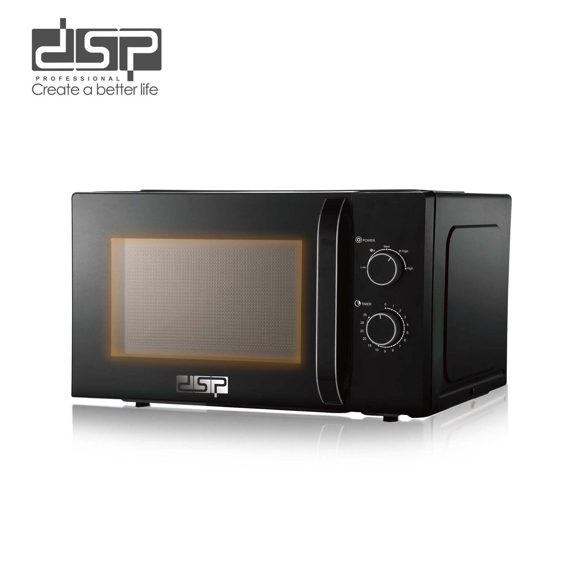 Dsp/Dansong Microwave Oven Home Kitchen Large Capacity 30L Sterilization Multi-Function Knob Microwave Oven Kb6007