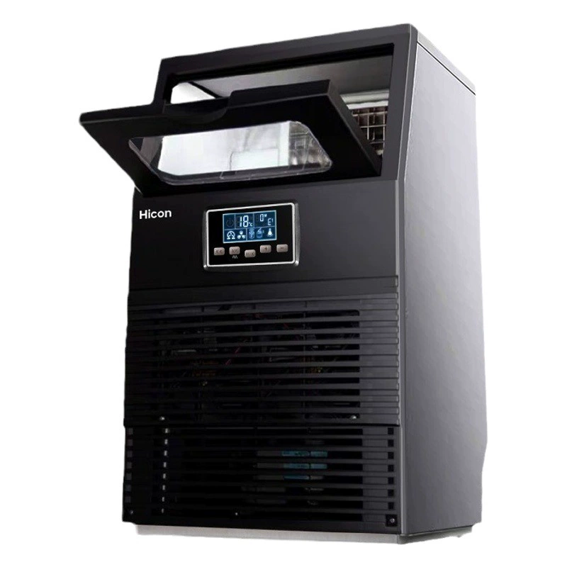 Лед Huikang 40 кг Настольный коммерческий магазин чая с молоком небольшой бар бытовой автоматический квадратный лед