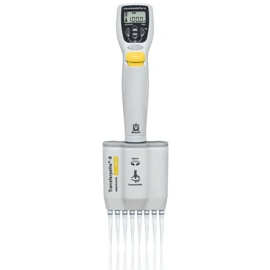 【德国BRAND】8通道电子可调移液器/1-20ul/705400