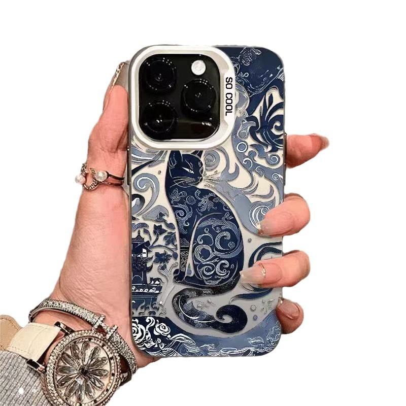 Nueva funda para teléfono con diseño de gato Tengtu para iPhone 17, compatible con Apple 15 Pro Max/16, a prueba de golpes, para 13 Pro/12/11/X.