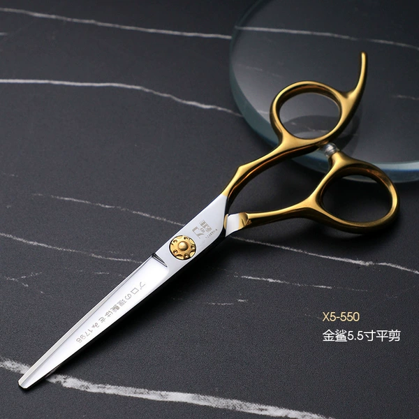 5.5-inch gold shark flat scissors (X5-550)