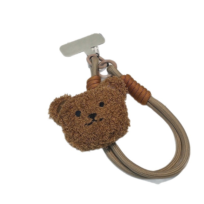Personalidad creativa personalizada trenza de torsión teléfono móvil colgante llavero colgante cadena colgante cuerda de nylon taza de agua colgante pulsera