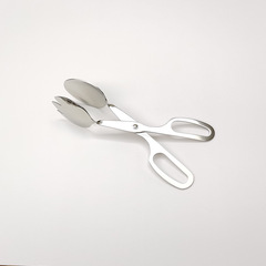 Factory direct supply stainless steel salad tongs kitchen tools barbecue tongs restaurant bread tongs buffet tongs