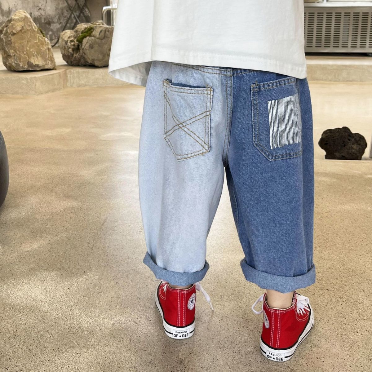 Nuevos jeans de primavera para niños, pantalones para niños de primavera y otoño, pantalones para bebés de primavera y otoño para hombres, pantalones para niños image 2