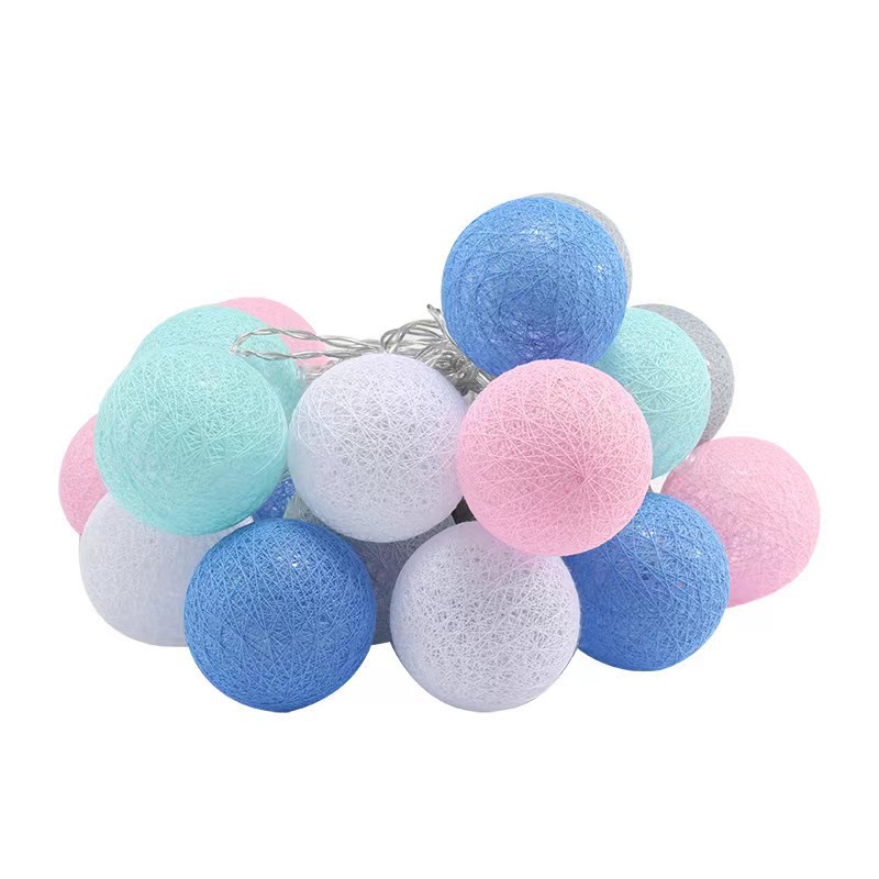 6cm Macaron [pink blue brown green white] round
