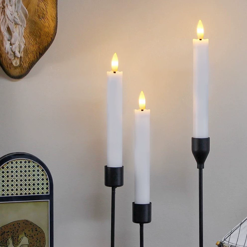 10 ключей пульт дистанционного управления волновой горловина имитация электронной свечи романтическая свадьба отель Хэллоуин атмосфера макет свечи свет