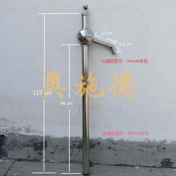 加厚不锈钢抽油泵 不锈钢油抽 不锈钢手动抽油泵大号不锈钢抽油器