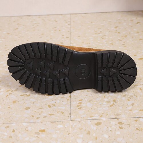 New Large Women's Fall Slip-on Buckle Leopard Fur Face Leather Shoes TEMU