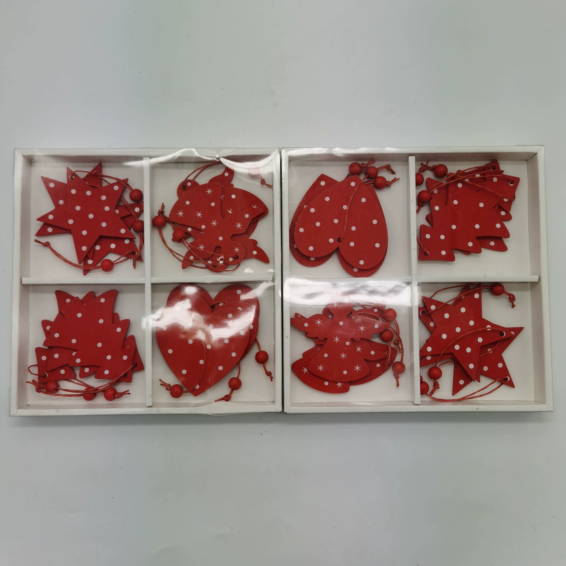 Рождественские украшения в штучной упаковке деревянный Рождественский кулон Снежинка елка лось украшения деревянные поделки