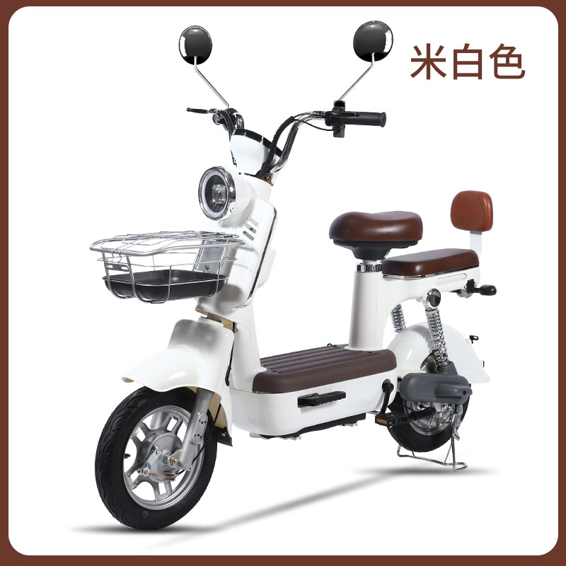 Nueva bicicleta eléctrica moderna para el comercio exterior, bicicletas eléctricas de batería para adultos, moda para dos personas, bicicletas eléctricas de dos ruedas de 48V