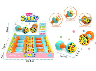 Newborn Baby Hand Rattle Toy 0-1 Year Old Baby Educational Early Education Grasping Chewable Teether UL 143756