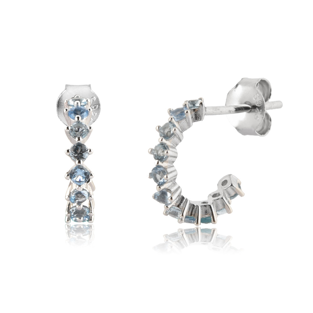 2g Weight 0.05µm-0.08µm Gold Plating Thickness Electroplating Gold Plating Process 925 Sterling Silver Ear Needle Material 18K Real Gold Plated, Platinum Plated Plating Material Zircon Inlay Material Ear Studs Classification 1 Pair Quantity Daily Occasion 925 Sterling Silver Material C Shape Pattern Women's Gender Simple Style, Classic Style Style Plating, Inlay Craft 1 Pair 925 Sterling Silver Zircon C Shape Ear Studs 8