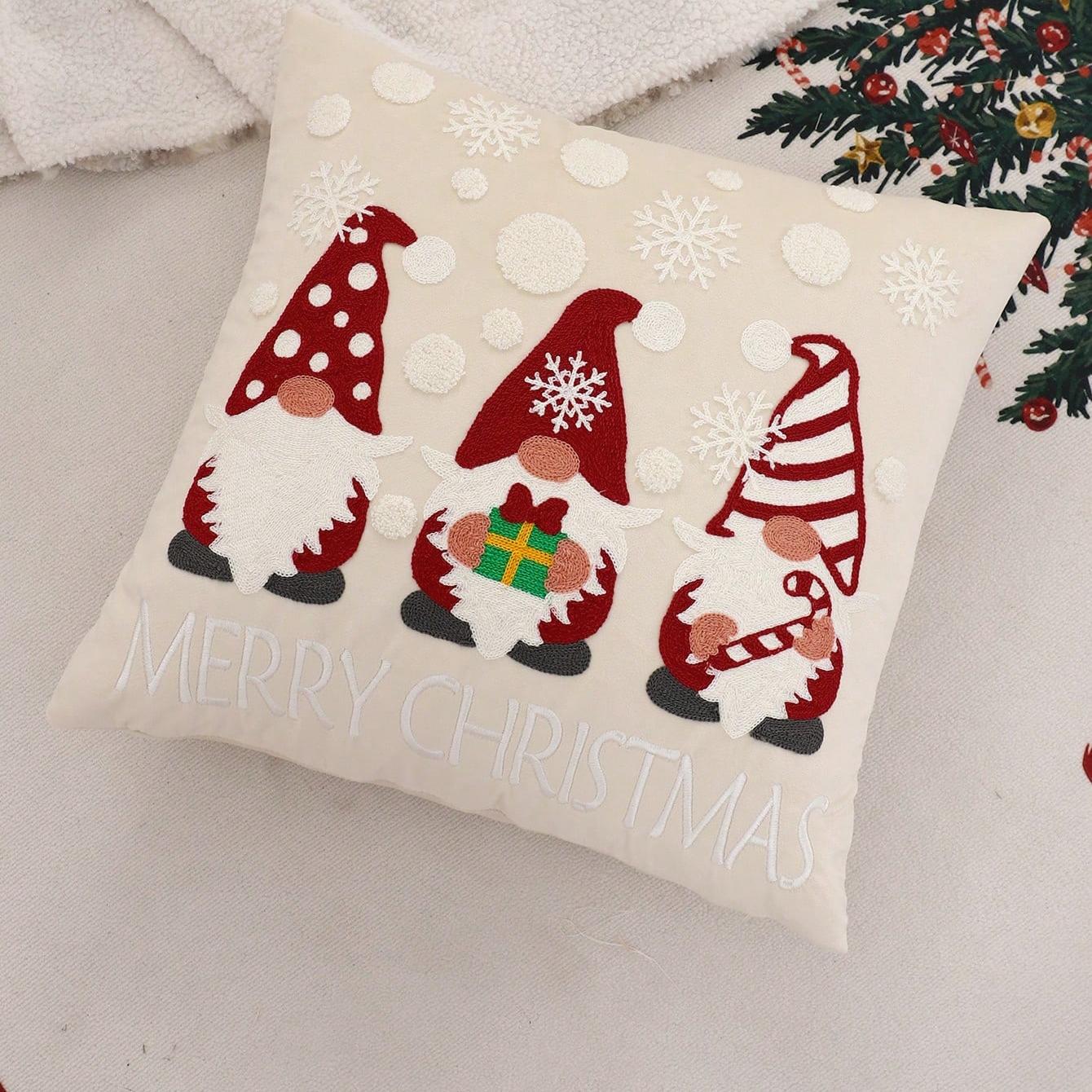 Comercio exterior transfronterizo explosión de Navidad Santa Claus cubre almohada de copo de nieve Amazon AliExpress una generación de productos encontrados