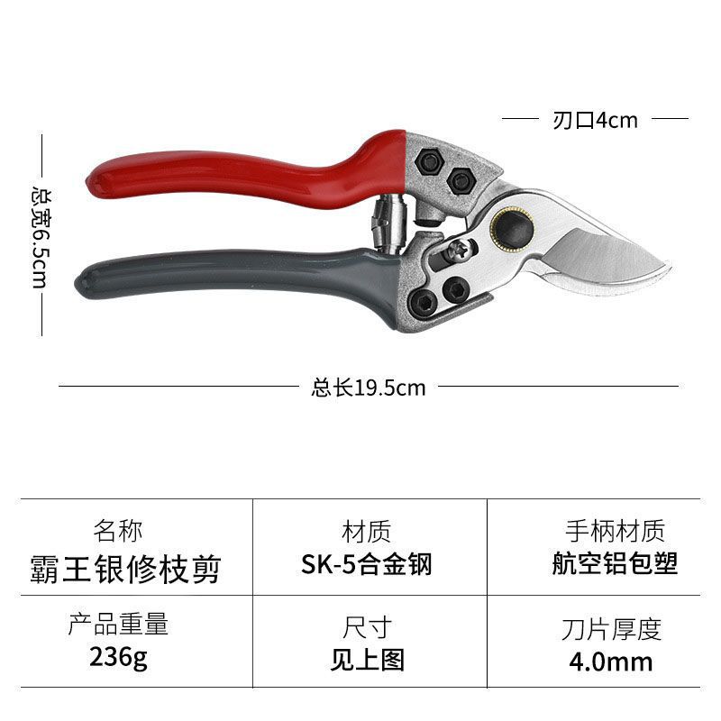Tijeras de podar, tijeras de jardinería, tijeras de cuchillo, tijeras especiales para ramas, tijeras de jardín, tijeras de corte de flores de poda de árboles frutales