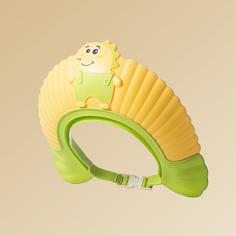 Gorro de champú para bebés, artefacto de champú para bebés, protección antioídos, protección ocular, gorro de retención de agua de goma suave, sombrero de baño para niños