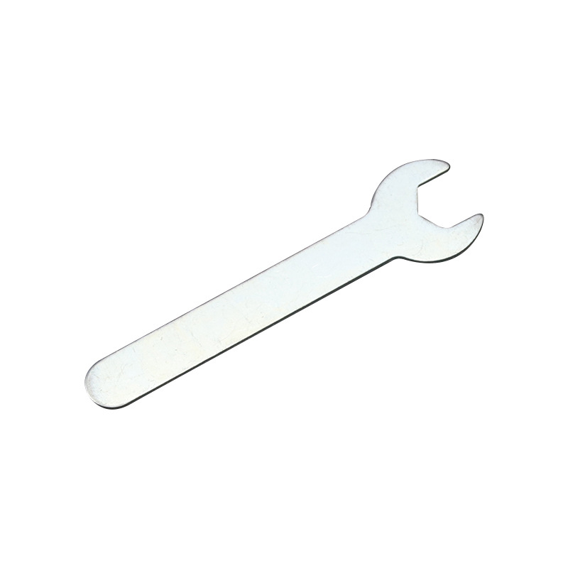 Fábrica al por mayor apoyo llave abierta llave de hierro simple estampado de llave de una sola cabeza llave sólida herramientas de hardware de muebles