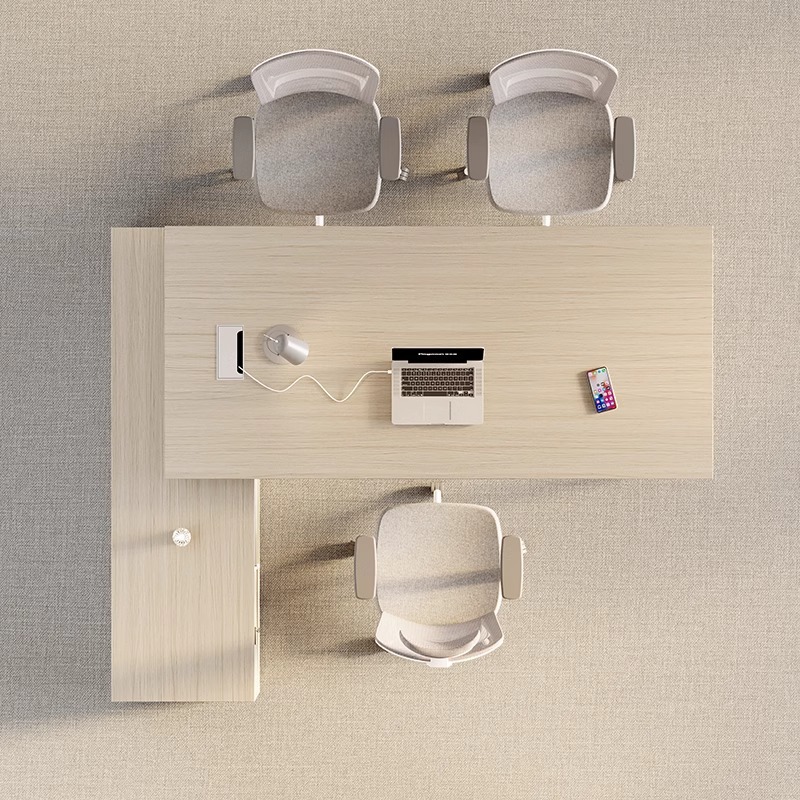 Nuevo escritorio de jefe moderno simple de alta gama, gerente, presidente, jefe, mesa y silla, combinación de mesa y silla, escritorio ejecutivo