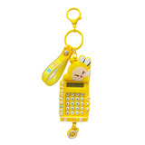 Оригинальный мультяшный креативный брелок, школьный рюкзак, подвеска, ключи от машины