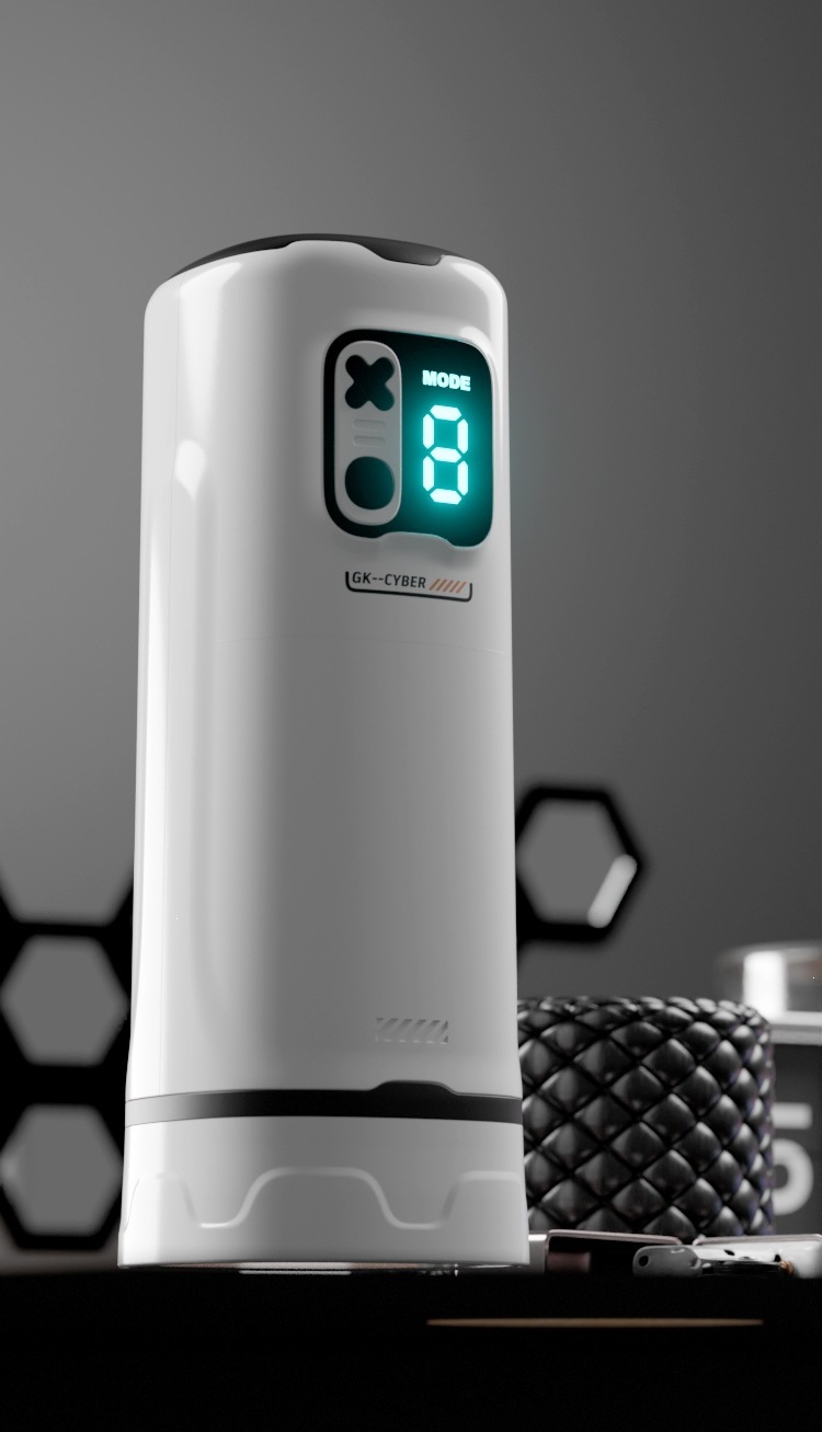 GALAKU Cyber Gravity Telescopic Masturbator with Smart App Remote Control, Rechargeable — detail image 29