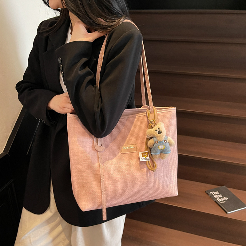 Bolso de axila de trabajo de cercanías más vendido transfronterizo de gran capacidad 2025 nuevo bolso de hombro retro de todo fósforo Bolso Tote para mujer image 8