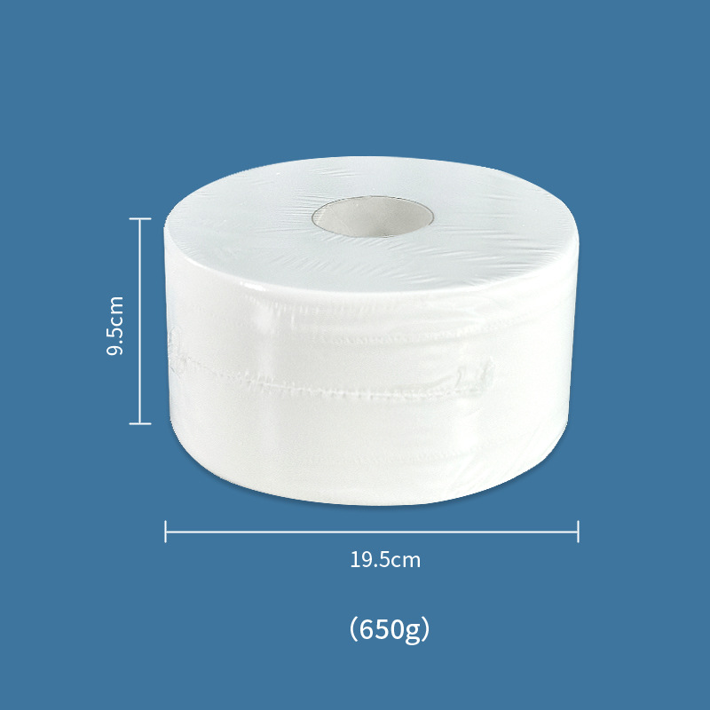 12 platos de papel de bombeo central, inodoro comercial, rollo de papel grande, caja completa al por mayor, papel higiénico de extracción central de dos pisos