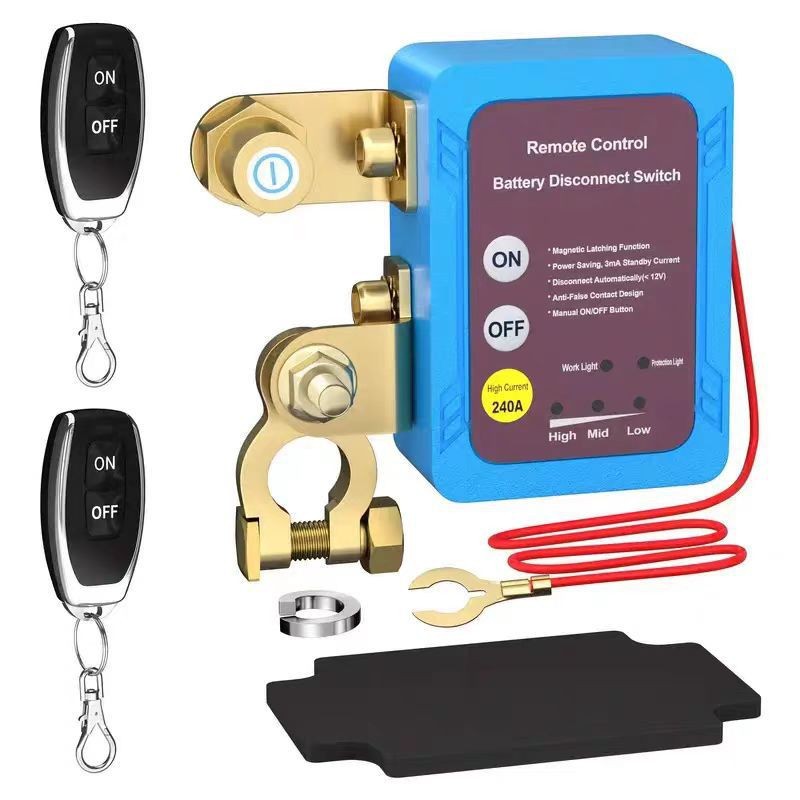 Car modification 12/24V universal fog light switch wiring harness high-power LED strip light work light switch wiring harness