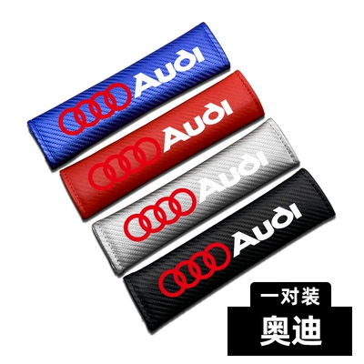 Seat belt shoulder pad Pad with Car Logo Accessories - audi-a-pair
