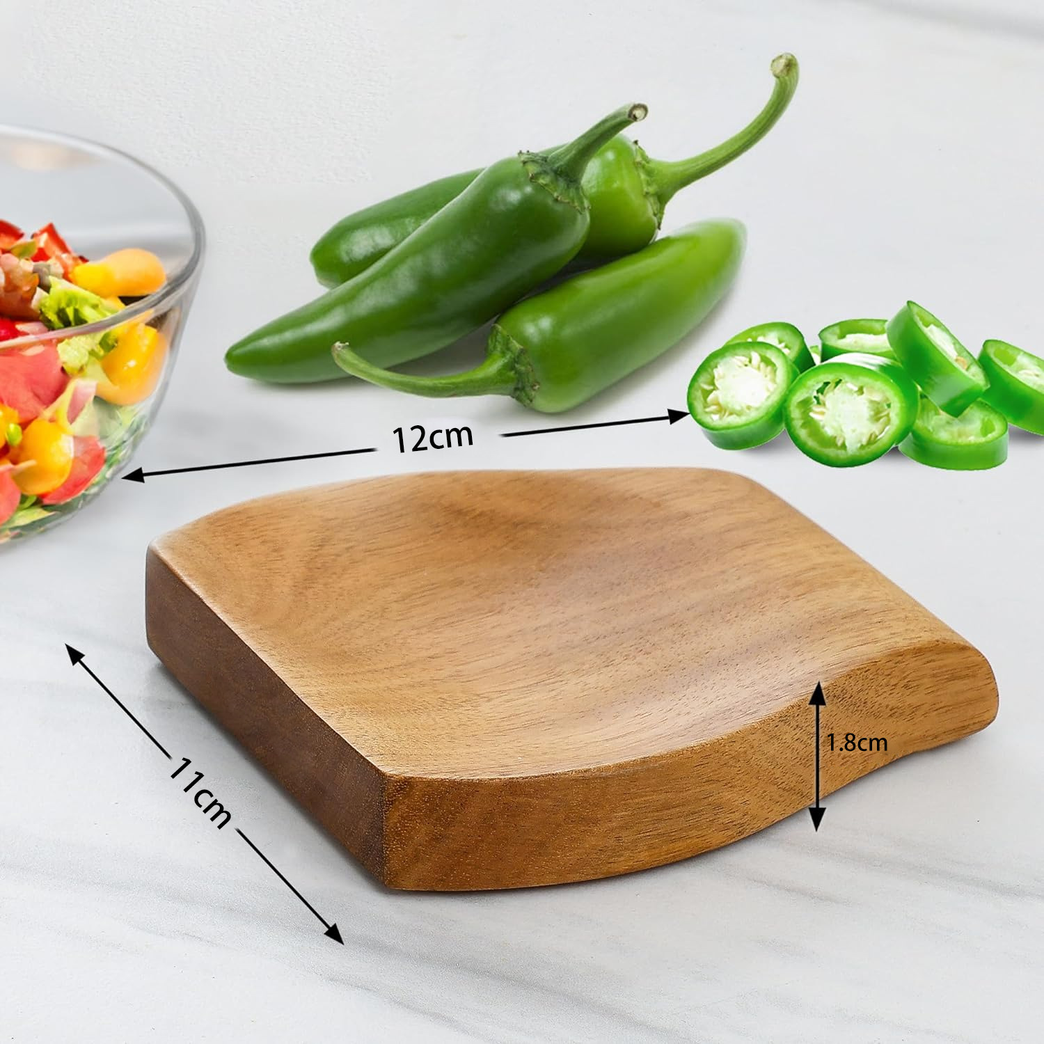Titular de la cuchara de madera maciza creativa cocina gadget moderno minimalista soporte de aislamiento de madera maciza titular de almacenamiento de vajilla