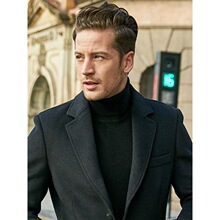S 35762 Men's Single Breath Wool Coat ë���д��� ŷ���羳��
