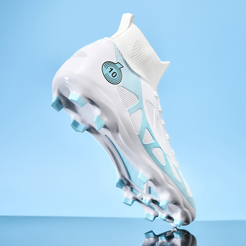 Nuevos zapatos de fútbol transfronterizos de entrenamiento profesional zapatos de fútbol de clavos largos comercio exterior zapatos de fútbol de tamaño grande hombres en stock