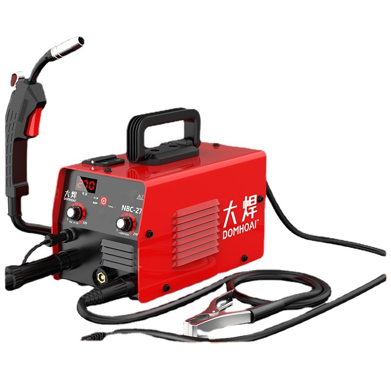 soldadura de tres usos sin gas y dos soldadores de aislamiento de soldadura actualización de doble pantalla digital conjunto completo pequeño portátil doméstico 220v soldadura de arco de argón soldadura de aislamiento de gas