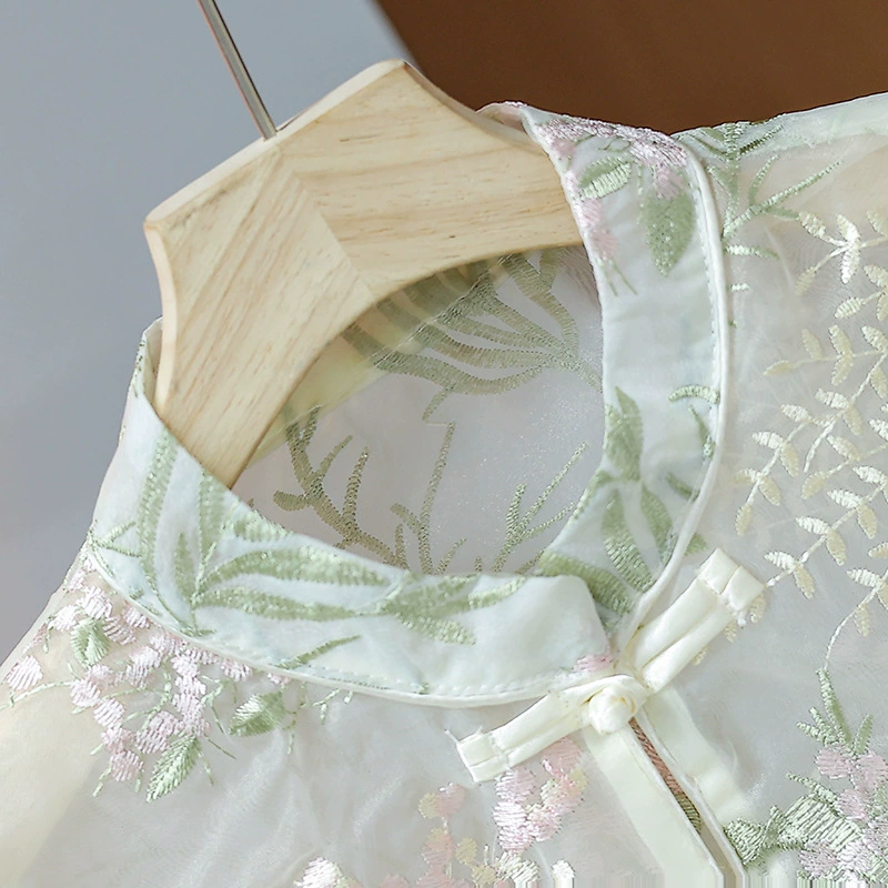 Новый китайский стиль вышитый жилет для женщин, тонкий летний 2025 новый европейский стиль китайский стиль костюмный жакет тренд