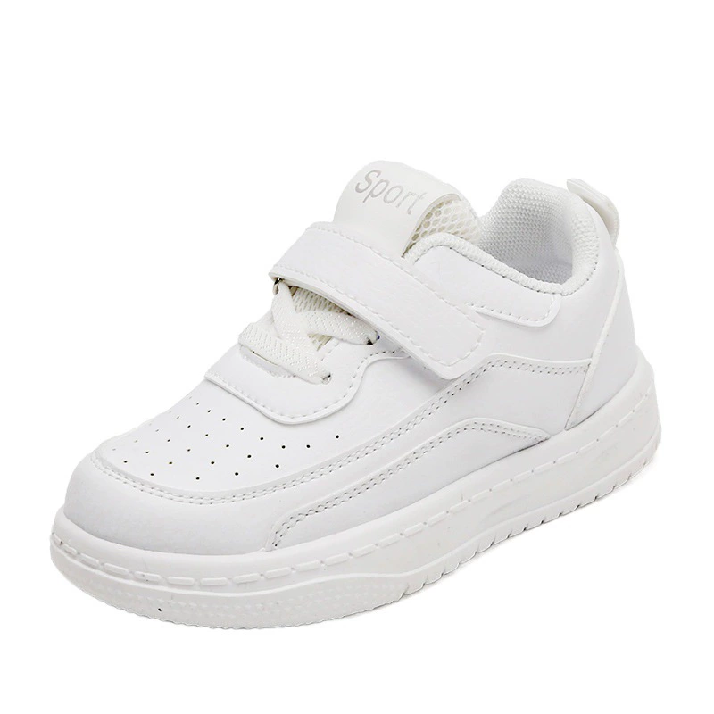 Детские белые кроссовки на распродаже, весна-осень 2025, спортивная обувь для девочек, нескользящие повседневные кроссовки для мальчиков, мягкая подошва, обувь для малышей
