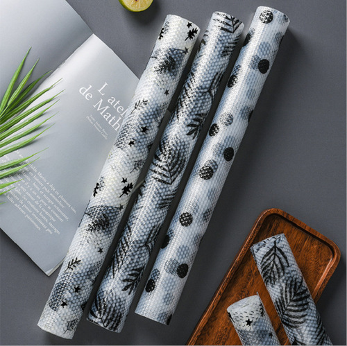 Drawer moisture-proof sticker plastic moisture-proof mat kitchen drawer mat kitchen cabinet self-adhesive paper countertop waterproof mat oil-proof sticker