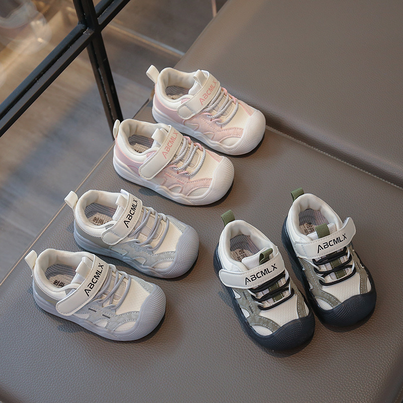 Children's sneakers for early age for boys with velcro