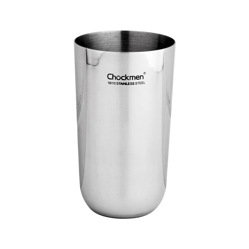 Chockmen Zhuo Deming 18 / 10 acero inoxidable taza de cerveza gruesa taza de vino taza de jugo taza de leche taza de agua