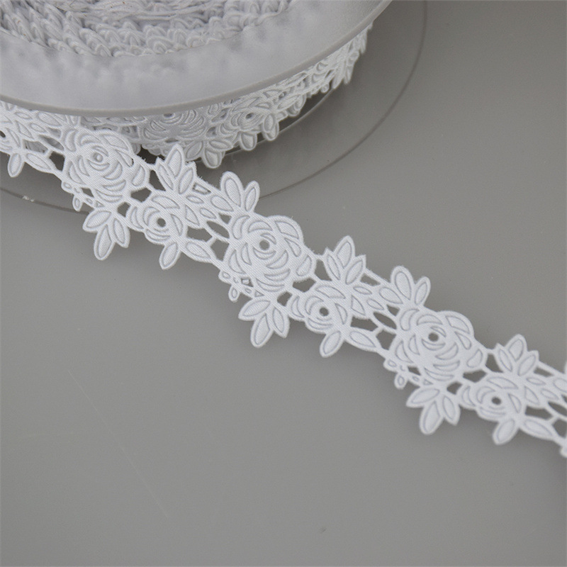 Cruz-frontera de la venta caliente tela ultrasónica en relieve Rosa cinta collar decorativo cinturón Ropa Accesorios encaje cinturón