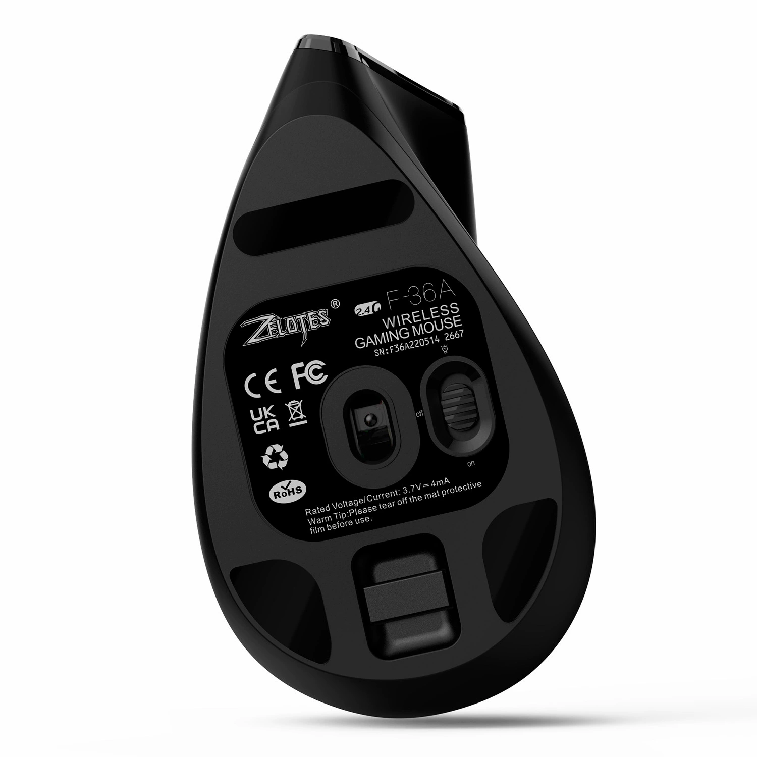ZELOTES Wireless mouse, wristband charging, laptop, 36A, 4G