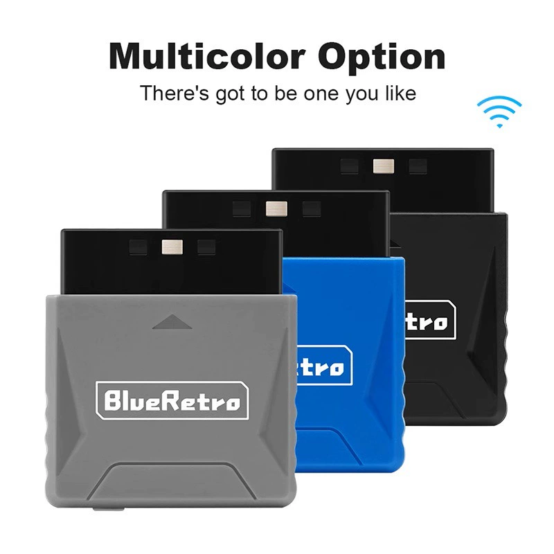 Контроллер-адаптер Bluetooth для PS1/PS2 Mini BlueRetro Handle с рукояткой трансформер беспроводной
