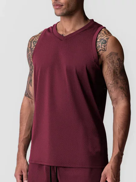 Outdoor Marathon Quick-drying Vest Men's Summer Running Fitness Stretch Wind Tunnel Mesh Sports Sleeveless Vest for Men