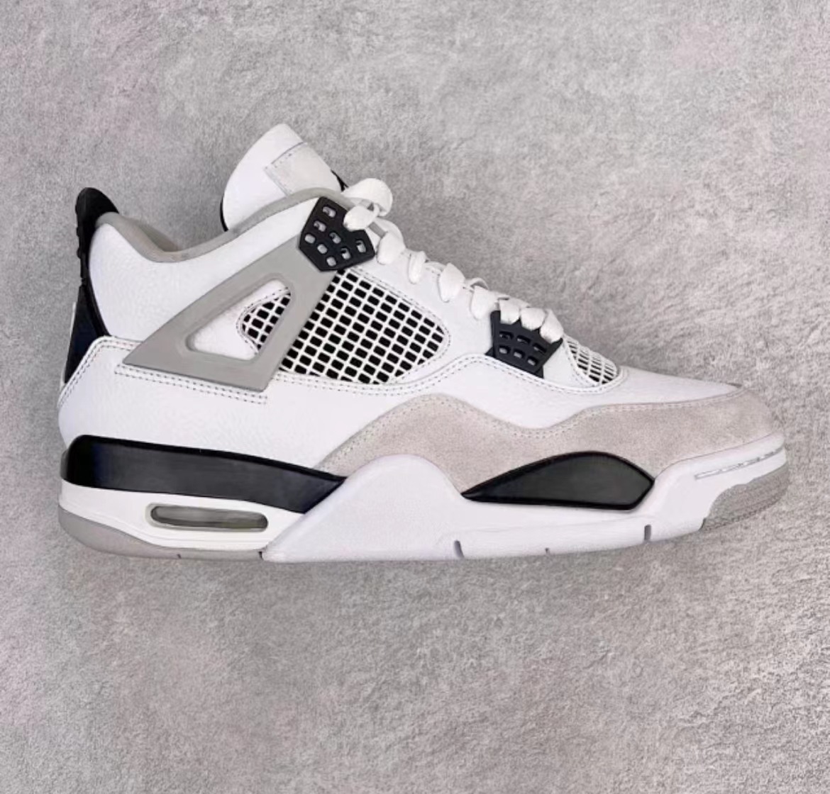 Putian AJ4 hembra eléctrica Jordan hembra eléctrica negro cemento París zapatos de baloncesto puro original Joe4 Duck Duck AJ3 zapatos de baloncesto cojín de aire